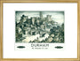 'Durham', BR poster, after 1948. art print medium gold Art Print - Science Museum Shop