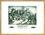 'Durham', BR poster, after 1948. art print large gold Art Print - Science Museum Shop