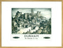 'Durham', BR poster, after 1948. art print extra large gold Art Print - Science Museum Shop