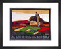 'By LNER to the Moors', LNER poster, 1924. art print extra small black Art Print - Science Museum Shop