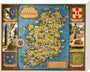 Map of Ireland, BR poster, c 1950s. stretched canvas large none Art Print - Science Museum Shop
