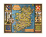 Map of Ireland, BR poster, c 1950s. unstretched canvas large none Art Print - Science Museum Shop