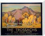 'The Trossachs', LNER poster, 1930. stretched canvas medium none Art Print - Science Museum Shop