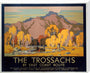 'The Trossachs', LNER poster, 1930. stretched canvas extra large none Art Print - Science Museum Shop