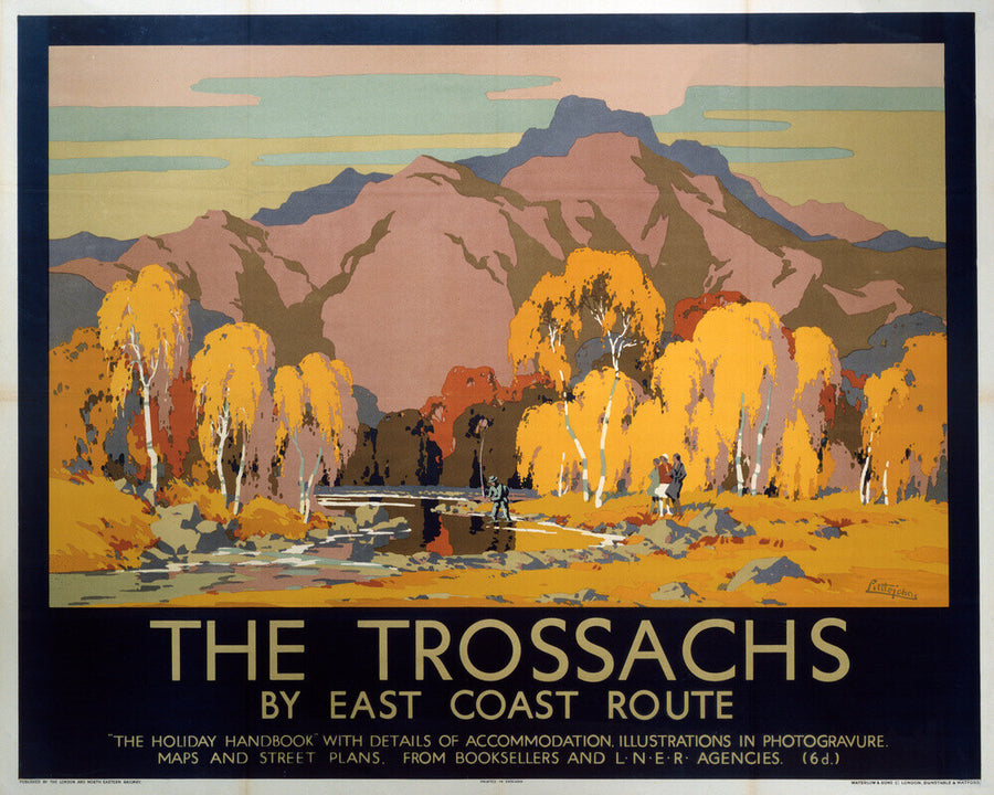 'The Trossachs', LNER poster, 1930. Art Print - Science Museum Shop