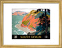'South Devon', GWR/SR poster, 1945. art print small gold Art Print - Science Museum Shop
