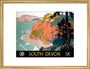'South Devon', GWR/SR poster, 1945. art print medium gold Art Print - Science Museum Shop