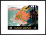 'South Devon', GWR/SR poster, 1945. art print large black Art Print - Science Museum Shop