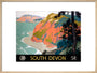 'South Devon', GWR/SR poster, 1945. art print large natural Art Print - Science Museum Shop