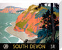 'South Devon', GWR/SR poster, 1945. stretched canvas medium none Art Print - Science Museum Shop