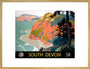 'South Devon', GWR/SR poster, 1945. art print extra large gold Art Print - Science Museum Shop
