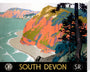 'South Devon', GWR/SR poster, 1945. stretched canvas large none Art Print - Science Museum Shop