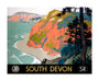 'South Devon', GWR/SR poster, 1945. unstretched canvas large none Art Print - Science Museum Shop