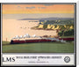'Royal Highlander Approaches Aberdeen', LMS poster, 1923-1947. stretched canvas large none Art Print - Science Museum Shop