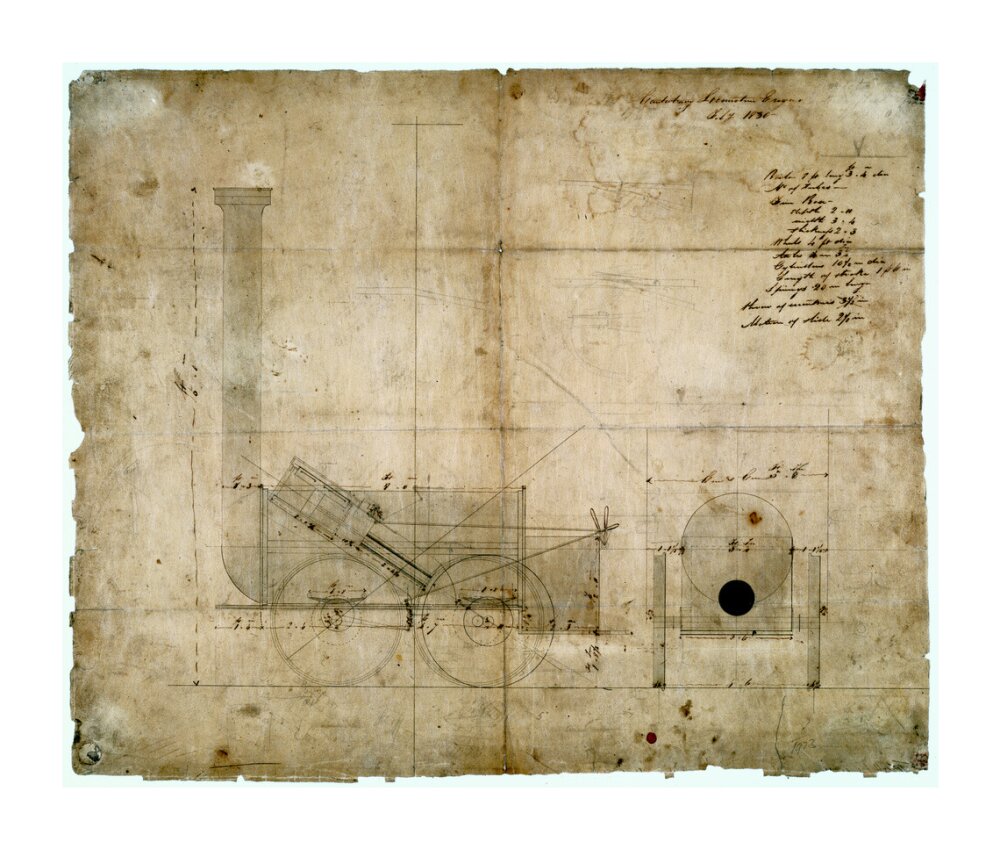 'Canterbury Locomotion Engine', 1830. unstretched canvas extra large none Art Print - Science Museum Shop