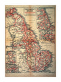 Map of England as served by the London & North Eastern Railway, c.1930. unstretched canvas extra large none Art Print - Science Museum Shop