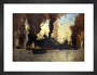 Sinking of the LMS steamer SS 'Scotia' off Dunkirk, France, 1940. art print small black Art Print - Science Museum Shop