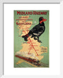 'Midland Railway - The Most Interesting Route to Scotland'. MR poster;1907 art print extra small white Art Print - Science Museum Shop