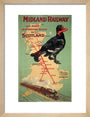 'Midland Railway - The Most Interesting Route to Scotland'. MR poster;1907 art print small natural Art Print - Science Museum Shop