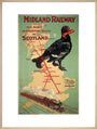 'Midland Railway - The Most Interesting Route to Scotland'. MR poster;1907 art print extra large natural Art Print - Science Museum Shop