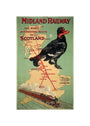'Midland Railway - The Most Interesting Route to Scotland'. MR poster;1907 unstretched canvas small none Art Print - Science Museum Shop