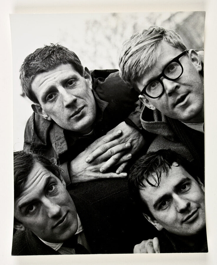 Beyond the Fringe: Jonathan Miller, Peter Cook, Dudley Moore, Alan Bennett , 1961, Photograph by Lewis Morley, Art Print - Science Museum Shop
