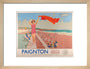 GWR Poster 'Paignton, South Devon' by Charles Pears 1938 art print small natural Art Print - Science Museum Shop