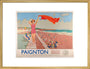 GWR Poster 'Paignton, South Devon' by Charles Pears 1938 art print large gold Art Print - Science Museum Shop