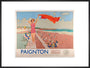 GWR Poster 'Paignton, South Devon' by Charles Pears 1938 art print extra large black Art Print - Science Museum Shop