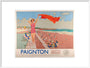 GWR Poster 'Paignton, South Devon' by Charles Pears 1938 art print extra large white Art Print - Science Museum Shop