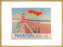 GWR Poster 'Paignton, South Devon' by Charles Pears 1938 art print extra large gold Art Print - Science Museum Shop
