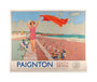 GWR Poster 'Paignton, South Devon' by Charles Pears 1938 unstretched canvas medium none Art Print - Science Museum Shop
