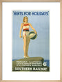 Poster, Southern Railway ' Hints for holidays' by Charles Pears art print medium natural Art Print - Science Museum Shop