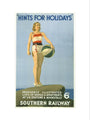 Poster, Southern Railway ' Hints for holidays' by Charles Pears art print small none Art Print - Science Museum Shop