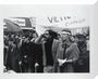 Vanessa Redgrave and Tariq Ali during an anti-Vietnam War demonstration in London, 27 October 1968 stretched canvas medium none Art Print - Science Museum Shop