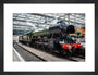 Flying Scotsman at Waverley Station, Edinburgh to celebrate the centenary. art print small black Art Print - Science Museum Shop