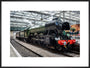 Flying Scotsman at Waverley Station, Edinburgh to celebrate the centenary. art print extra large black Art Print - Science Museum Shop