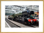 Flying Scotsman at Waverley Station, Edinburgh to celebrate the centenary. art print extra large gold Art Print - Science Museum Shop