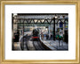 Flying Scotsman at Waverley Station, Edinburgh to celebrate the centenary. art print extra small gold Art Print - Science Museum Shop