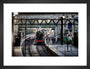 Flying Scotsman at Waverley Station, Edinburgh to celebrate the centenary. art print small black Art Print - Science Museum Shop