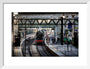 Flying Scotsman at Waverley Station, Edinburgh to celebrate the centenary. art print small white Art Print - Science Museum Shop