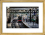 Flying Scotsman at Waverley Station, Edinburgh to celebrate the centenary. art print small gold Art Print - Science Museum Shop