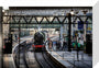 Flying Scotsman at Waverley Station, Edinburgh to celebrate the centenary. stretched canvas small none Art Print - Science Museum Shop