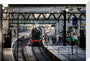 Flying Scotsman at Waverley Station, Edinburgh to celebrate the centenary. stretched canvas medium none Art Print - Science Museum Shop