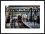 Flying Scotsman at Waverley Station, Edinburgh to celebrate the centenary. art print large black Art Print - Science Museum Shop