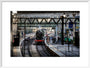 Flying Scotsman at Waverley Station, Edinburgh to celebrate the centenary. art print large white Art Print - Science Museum Shop