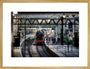 Flying Scotsman at Waverley Station, Edinburgh to celebrate the centenary. art print large gold Art Print - Science Museum Shop