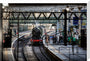 Flying Scotsman at Waverley Station, Edinburgh to celebrate the centenary. stretched canvas large none Art Print - Science Museum Shop