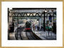 Flying Scotsman at Waverley Station, Edinburgh to celebrate the centenary. art print extra large gold Art Print - Science Museum Shop