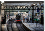 Flying Scotsman at Waverley Station, Edinburgh to celebrate the centenary. stretched canvas extra large none Art Print - Science Museum Shop